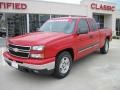 2006 Victory Red Chevrolet Silverado 1500 LS Extended Cab  photo #1