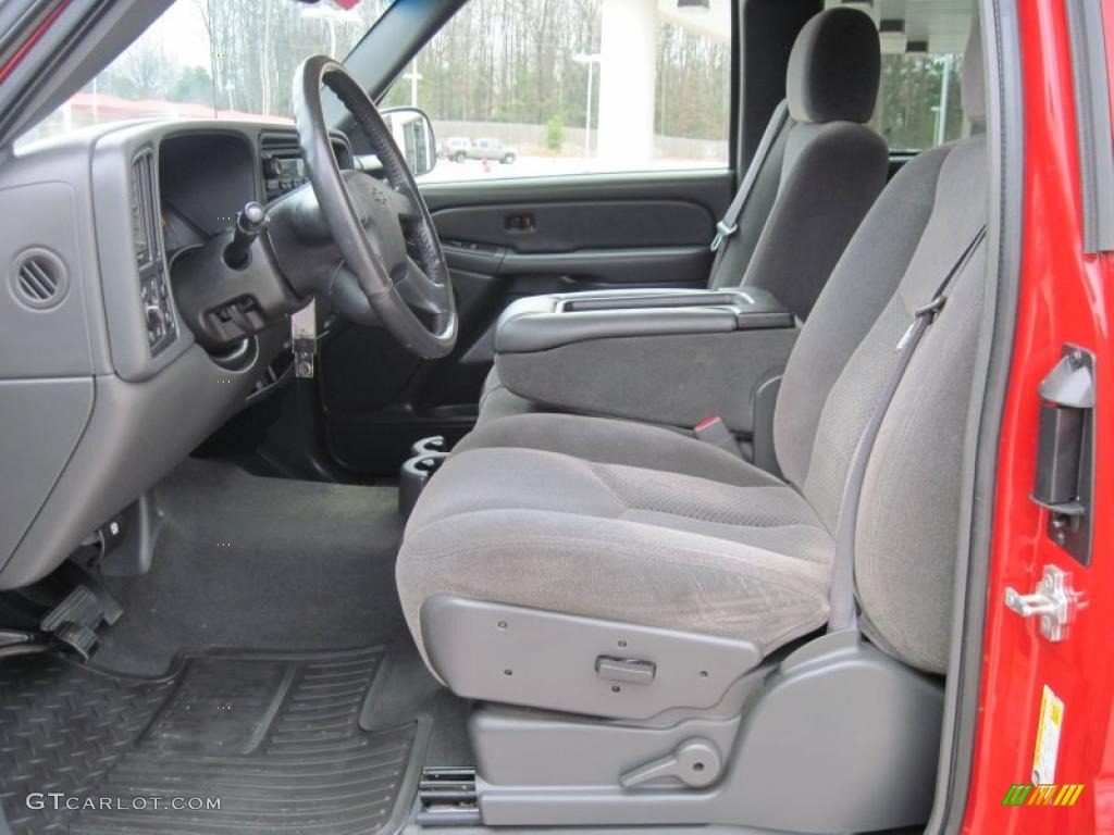 2006 Silverado 1500 LS Extended Cab - Victory Red / Medium Gray photo #9