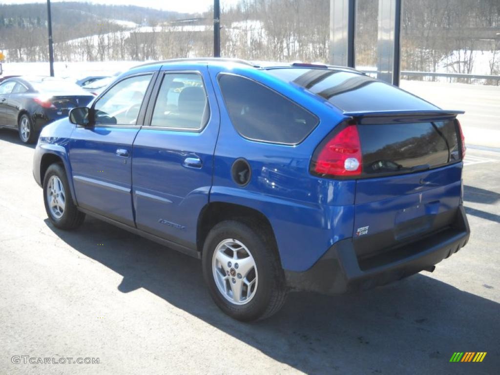 2004 Aztek AWD - Electric Blue Metallic / Dark Gray photo #4