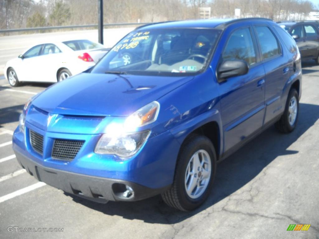 2004 Aztek AWD - Electric Blue Metallic / Dark Gray photo #13