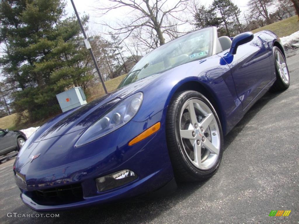 2006 Corvette Convertible - LeMans Blue Metallic / Titanium Gray photo #1