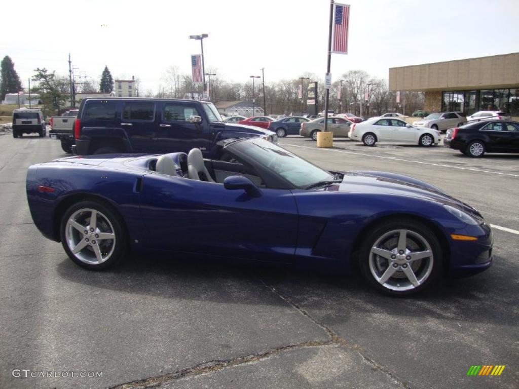 2006 Corvette Convertible - LeMans Blue Metallic / Titanium Gray photo #6