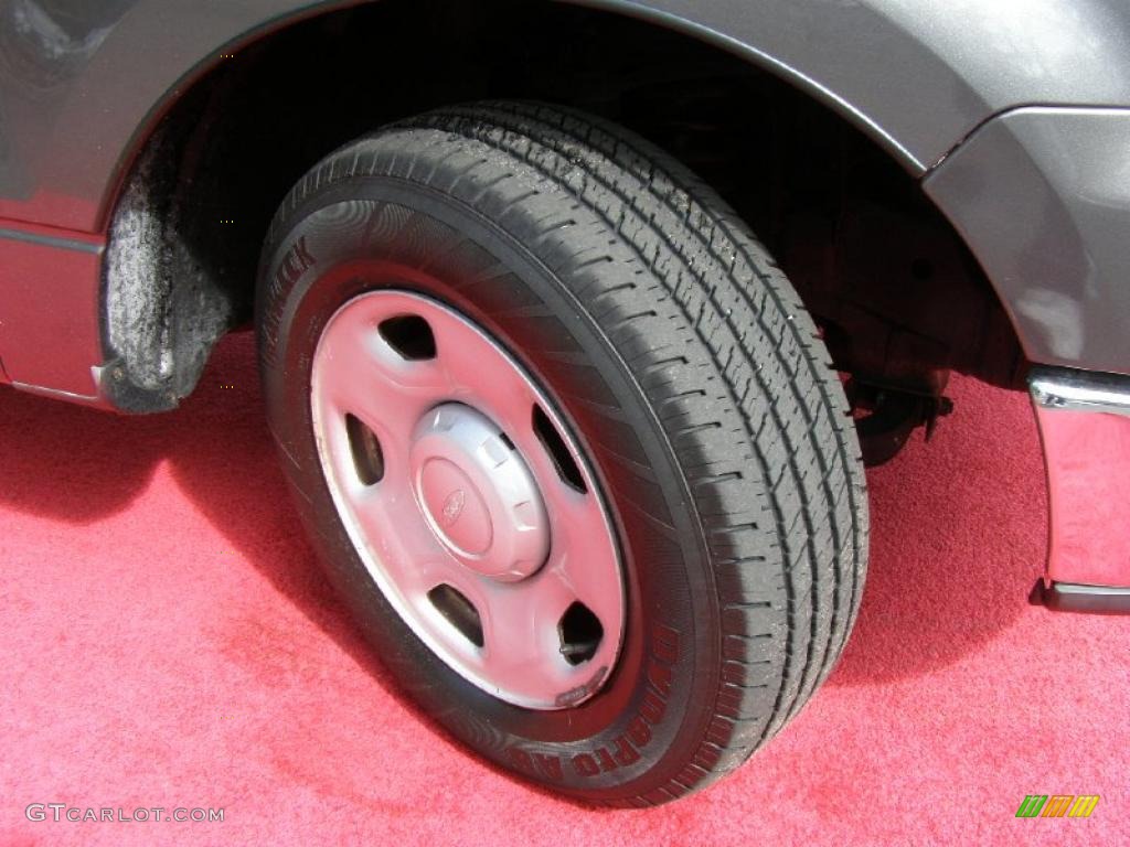 2004 F150 XL Regular Cab - Dark Shadow Grey Metallic / Dark Flint photo #2