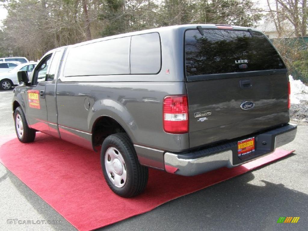 2004 F150 XL Regular Cab - Dark Shadow Grey Metallic / Dark Flint photo #11