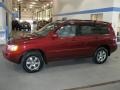 2006 Salsa Red Pearl Toyota Highlander V6 4WD  photo #4