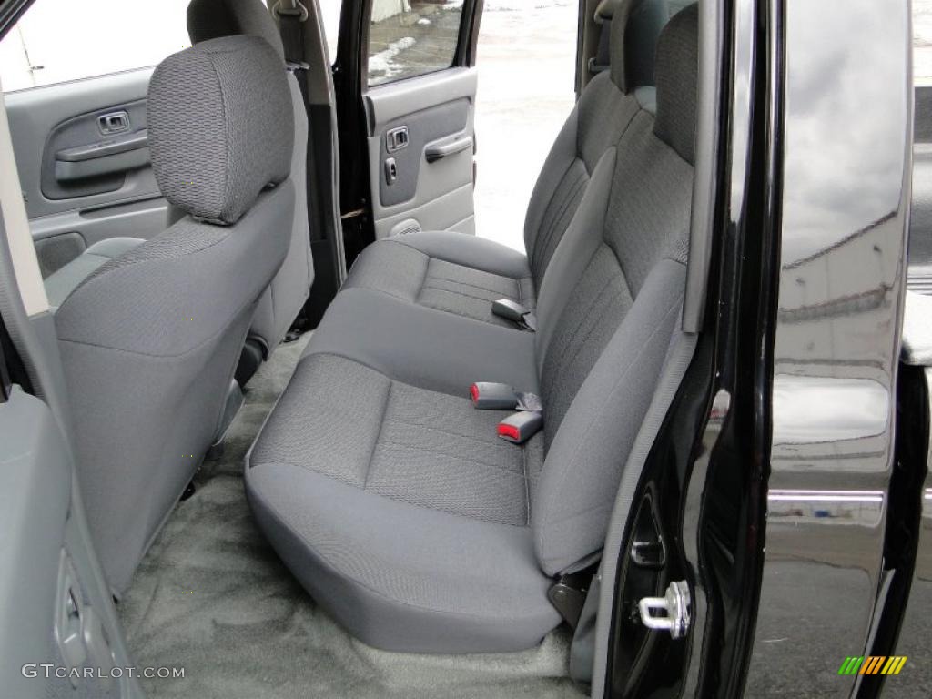 Charcoal Interior 2002 Nissan Frontier SC Crew Cab 4x4 Photo #26623857