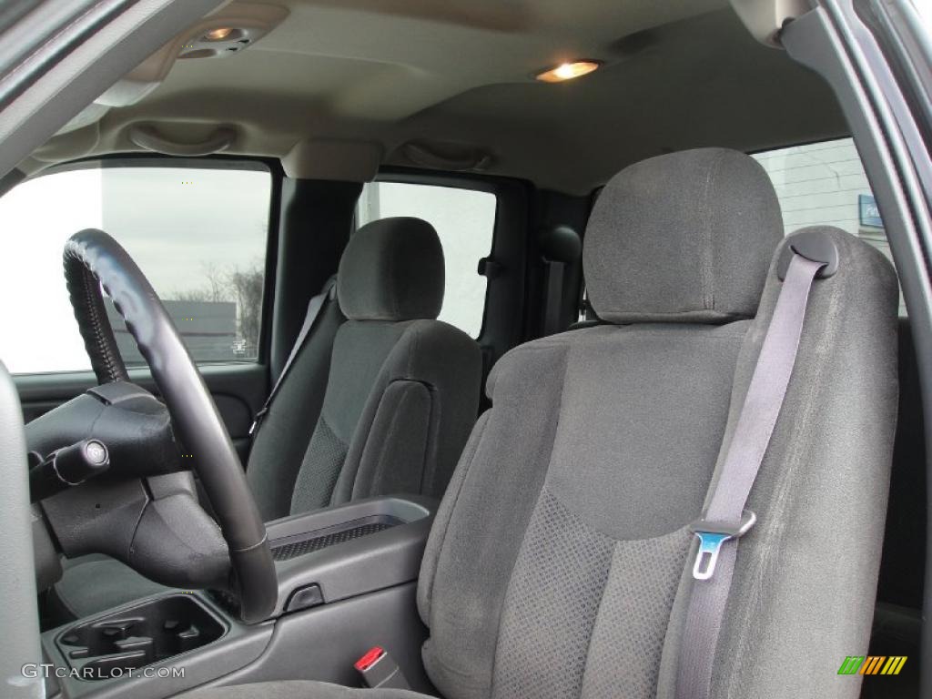 2004 Silverado 1500 Z71 Extended Cab 4x4 - Black / Medium Gray photo #10