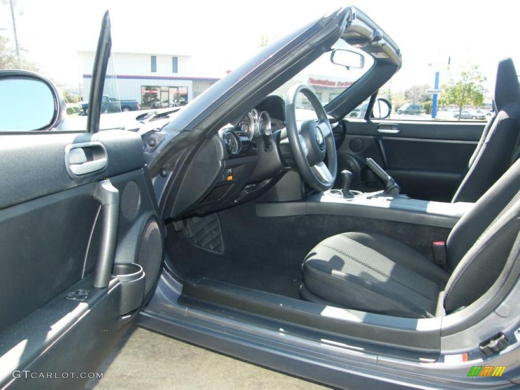 2006 MX-5 Miata Roadster - Galaxy Gray Metallic / Black photo #20