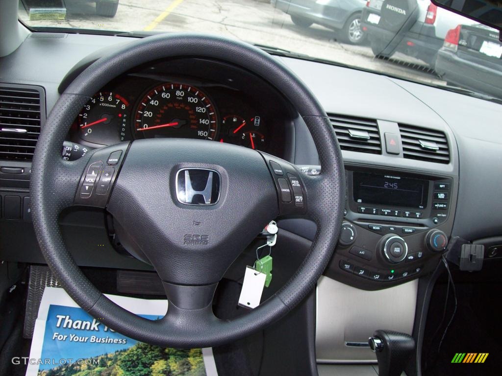 2003 Accord EX Coupe - Sapphire Blue Pearl / Black photo #12