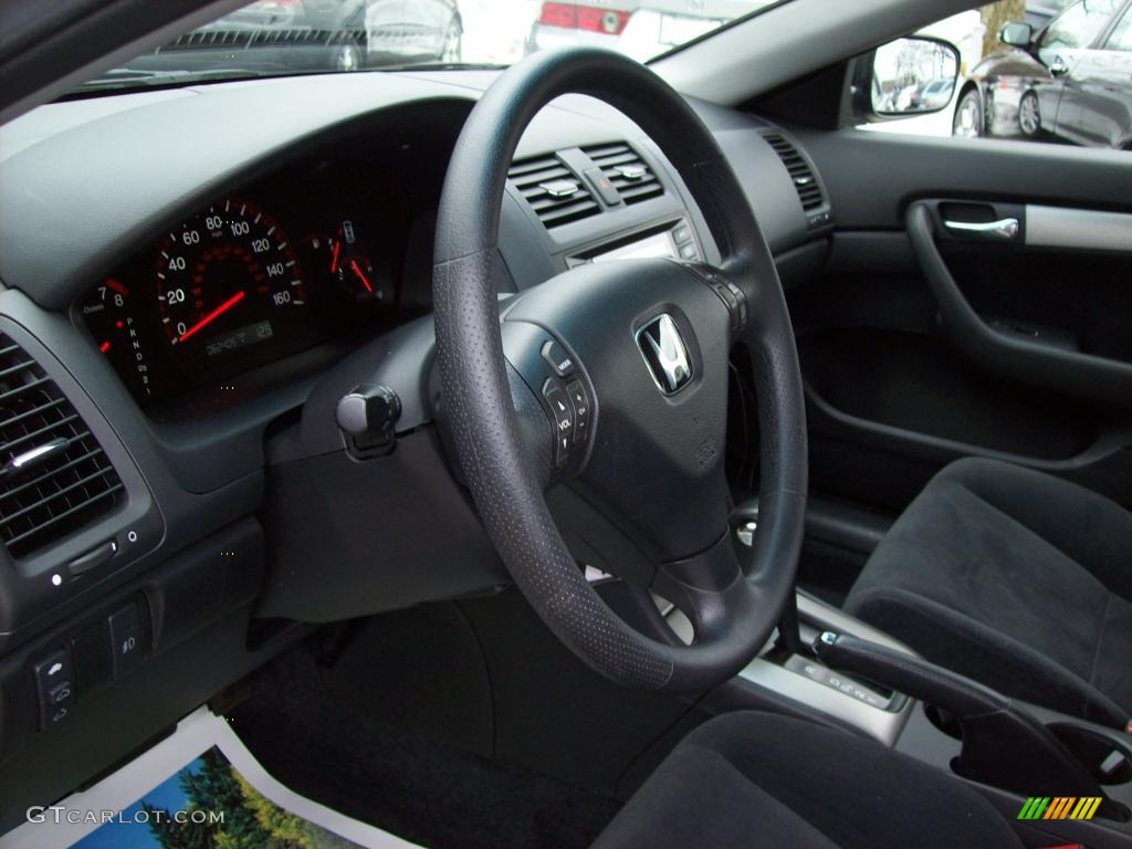 2003 Accord EX Coupe - Sapphire Blue Pearl / Black photo #13