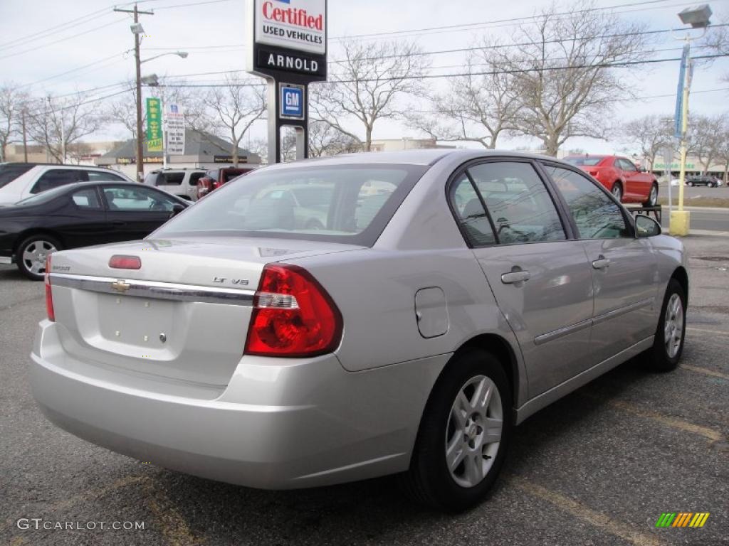 2006 Malibu LT V6 Sedan - Medium Gray Metallic / Titanium Gray photo #6