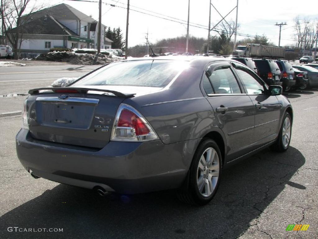 2007 Fusion SEL V6 AWD - Tungsten Grey Metallic / Charcoal Black photo #3