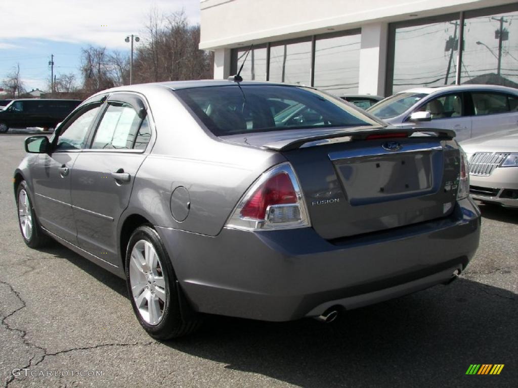 2007 Fusion SEL V6 AWD - Tungsten Grey Metallic / Charcoal Black photo #4