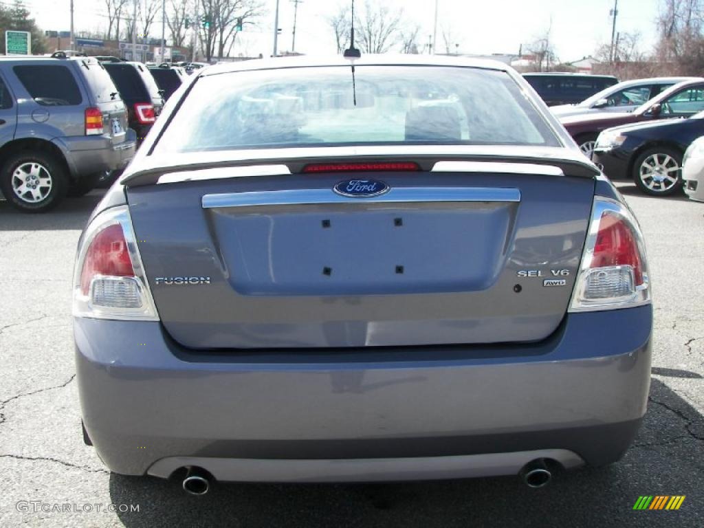 2007 Fusion SEL V6 AWD - Tungsten Grey Metallic / Charcoal Black photo #23
