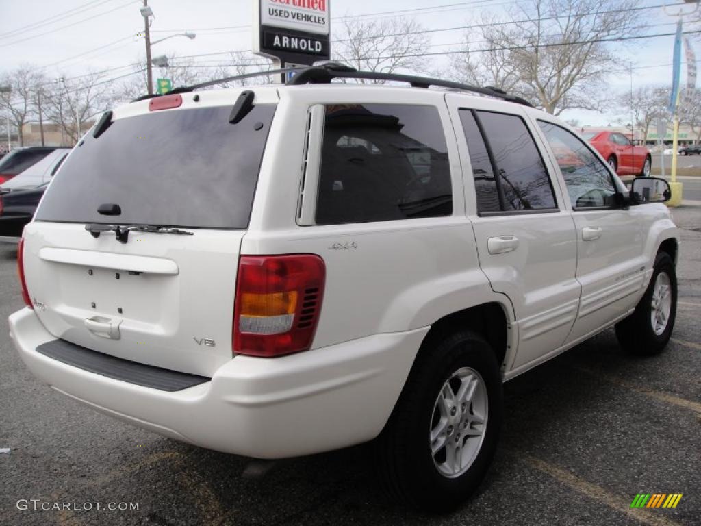 2000 Grand Cherokee Limited 4x4 - Stone White / Camel photo #6