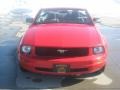 2008 Torch Red Ford Mustang V6 Deluxe Convertible  photo #3