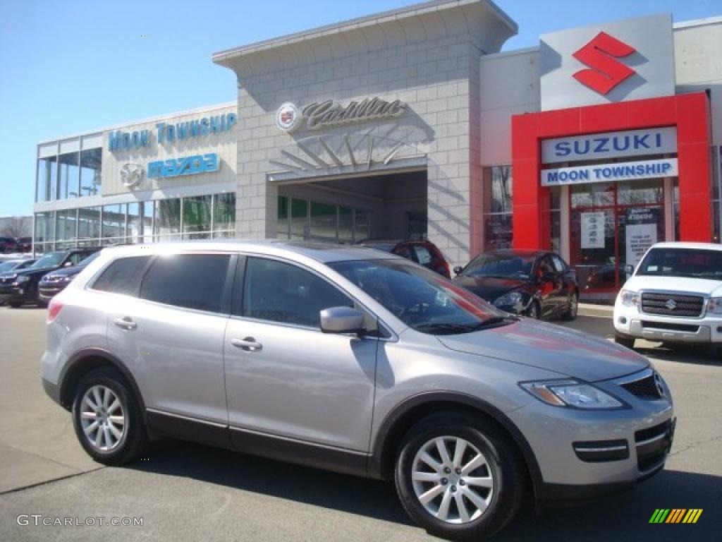 2007 CX-9 Sport AWD - Liquid Platinum Metallic / Black photo #1