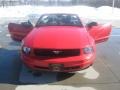 2008 Torch Red Ford Mustang V6 Deluxe Convertible  photo #26