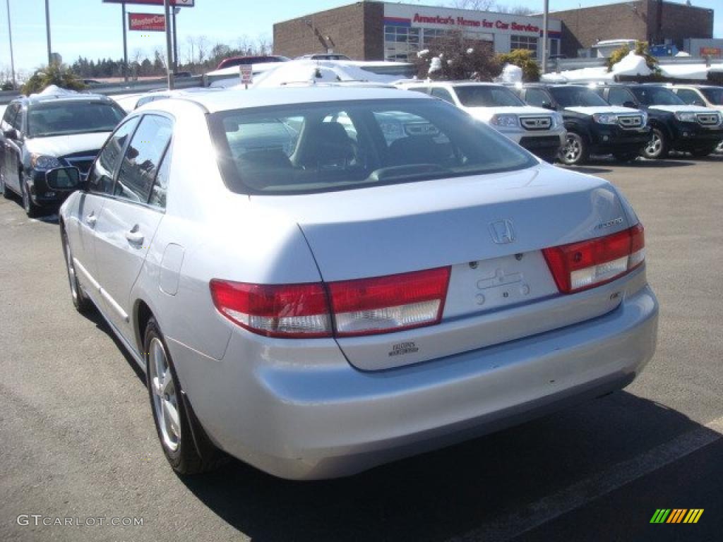 2003 Accord EX Sedan - Satin Silver Metallic / Gray photo #2