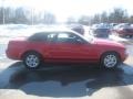 2008 Torch Red Ford Mustang V6 Deluxe Convertible  photo #41