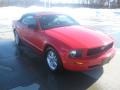 2008 Torch Red Ford Mustang V6 Deluxe Convertible  photo #42