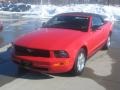 2008 Torch Red Ford Mustang V6 Deluxe Convertible  photo #44