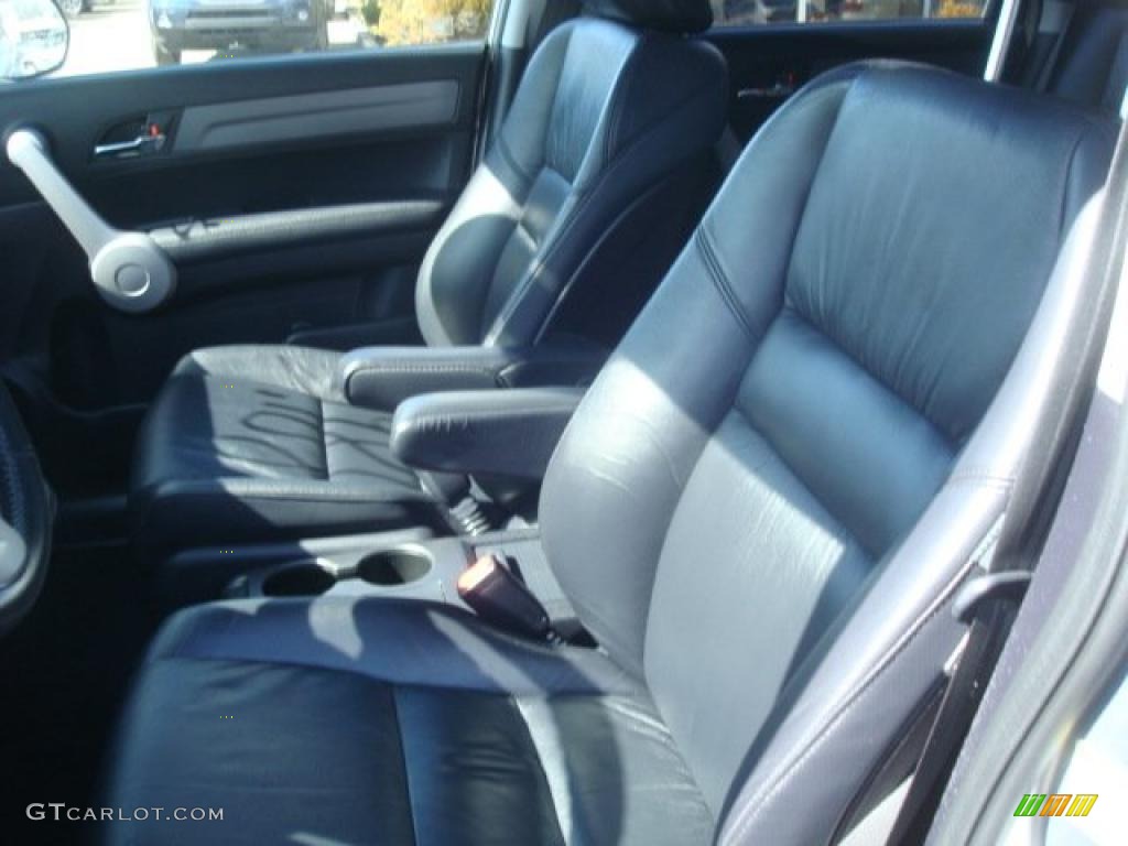2007 CR-V EX-L 4WD - Glacier Blue Metallic / Black photo #8