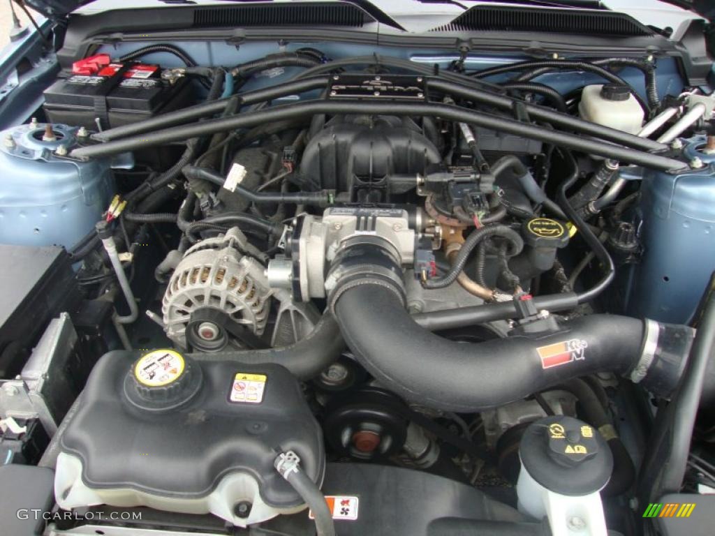 2007 Mustang V6 Premium Coupe - Vista Blue Metallic / Light Graphite photo #32