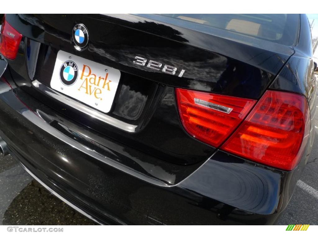 2010 3 Series 328i xDrive Sedan - Black Sapphire Metallic / Saddle Brown Dakota Leather photo #3