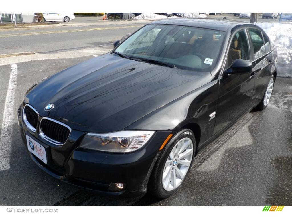 2010 3 Series 328i xDrive Sedan - Black Sapphire Metallic / Saddle Brown Dakota Leather photo #8