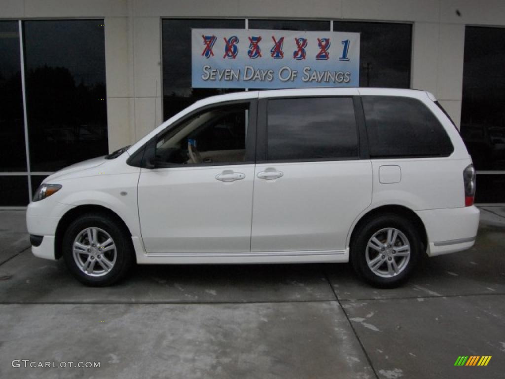 2004 MPV LX - Rally White / Beige photo #6