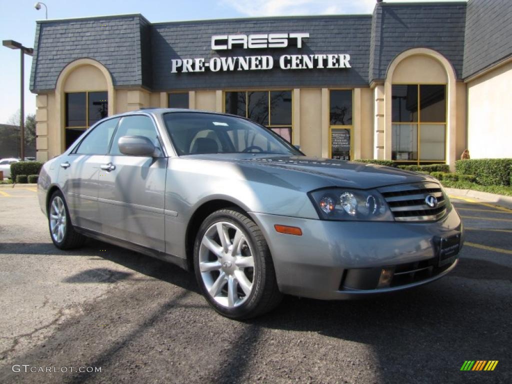 2003 M 45 Sport Sedan - Brilliant Silver Metallic / Graphite photo #1