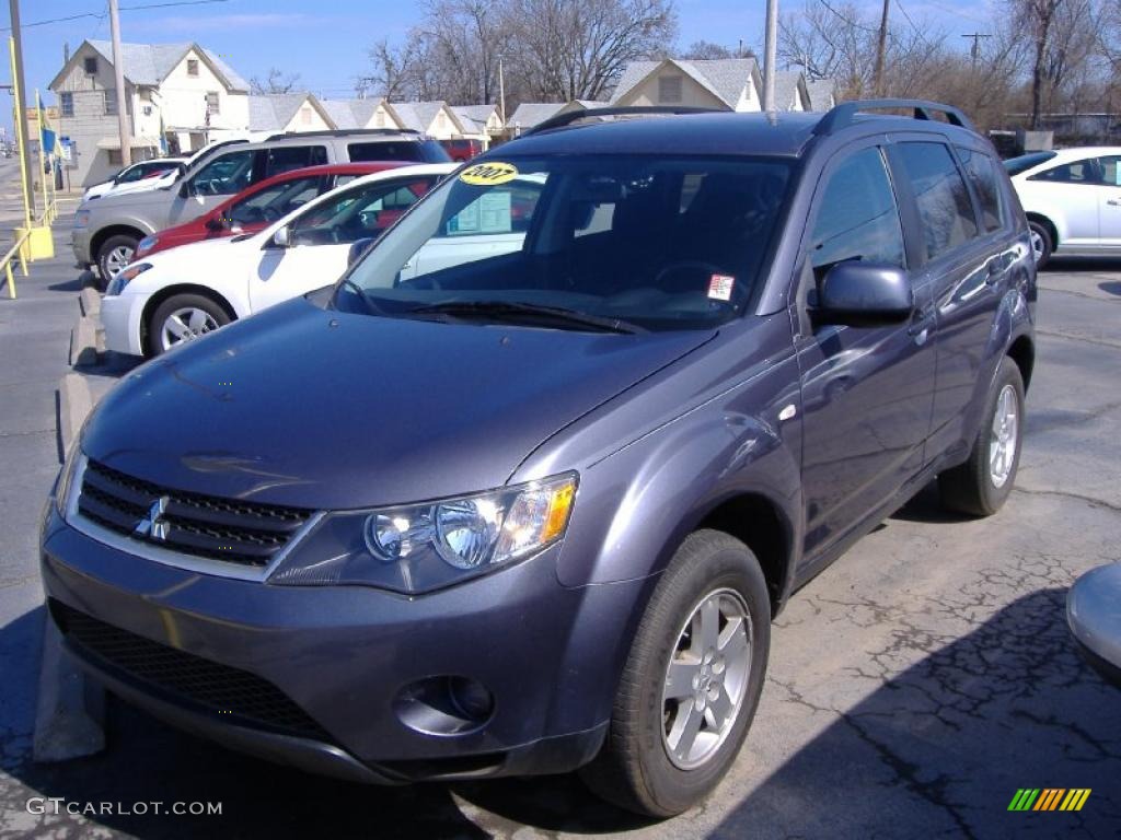 2007 Outlander ES - Graphite Gray Pearl / Black photo #1