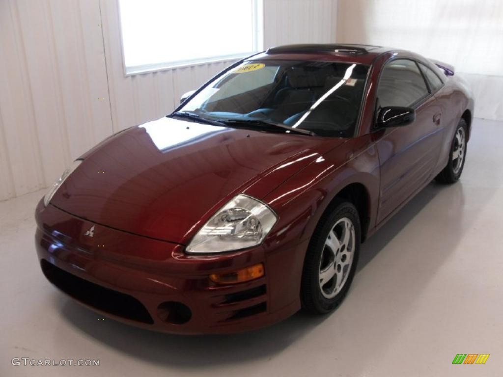 2003 Eclipse GS Coupe - Ultra Red Pearl / Sand Blast photo #1