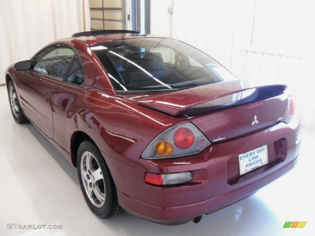 2003 Eclipse GS Coupe - Ultra Red Pearl / Sand Blast photo #2