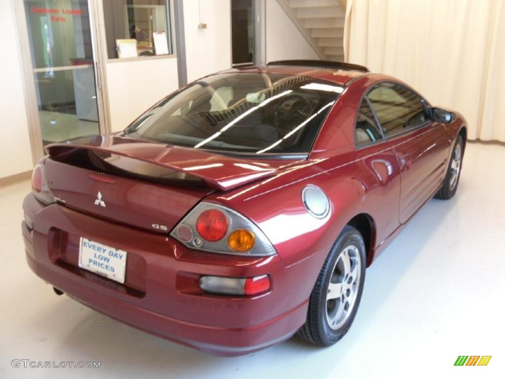 2003 Eclipse GS Coupe - Ultra Red Pearl / Sand Blast photo #4
