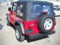 2006 Flame Red Jeep Wrangler X 4x4  photo #4