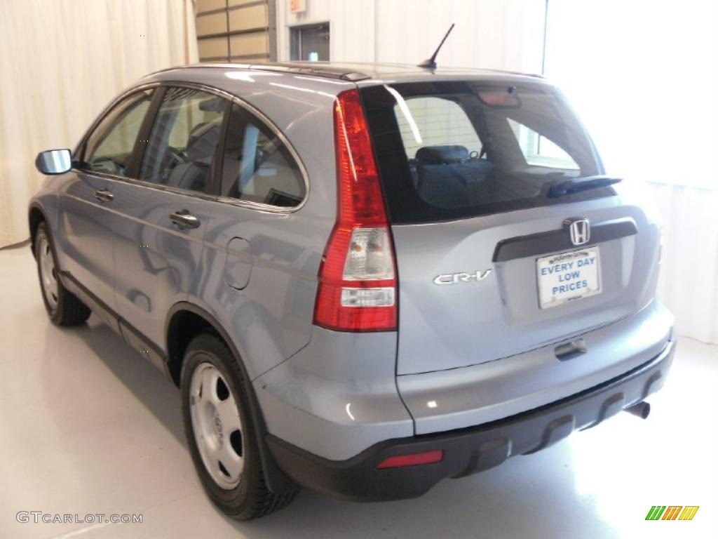 2008 CR-V LX - Glacier Blue Metallic / Gray photo #2