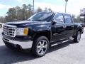 2010 Onyx Black GMC Sierra 1500 SLE Crew Cab  photo #4