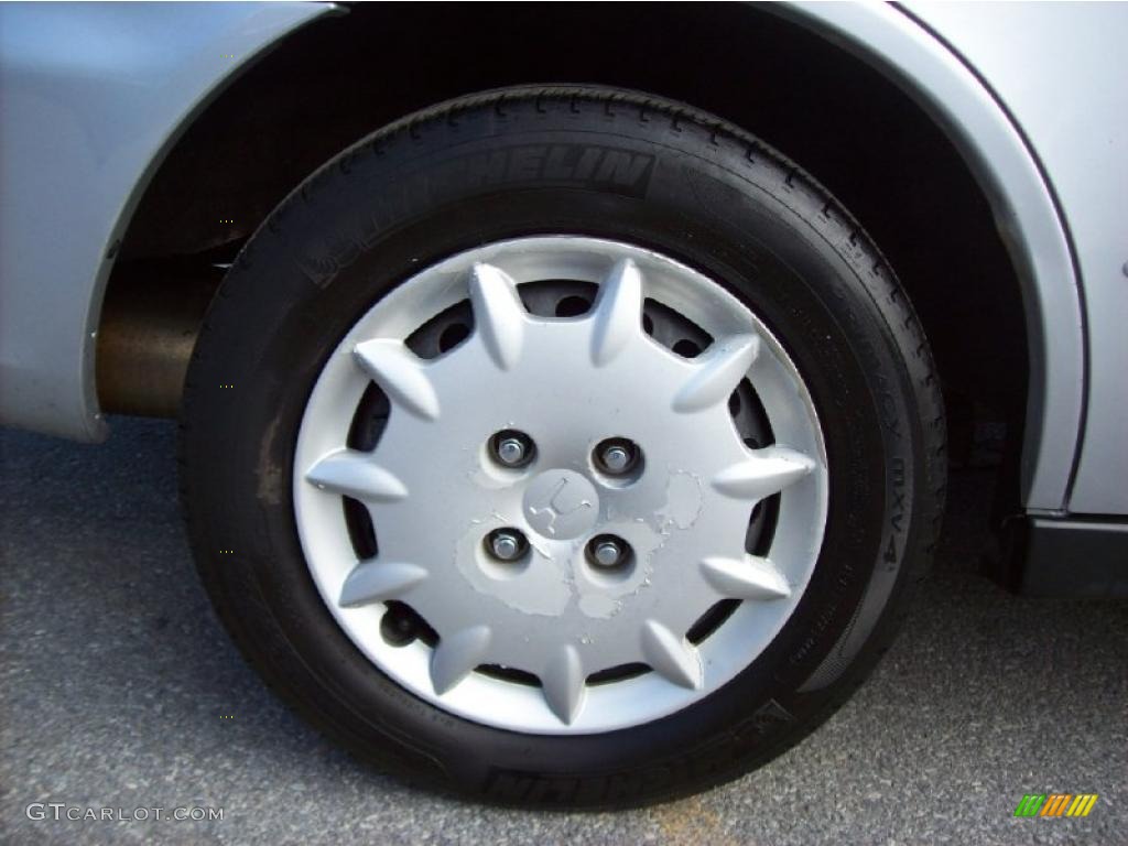 2001 Accord LX Sedan - Satin Silver Metallic / Quartz Gray photo #11