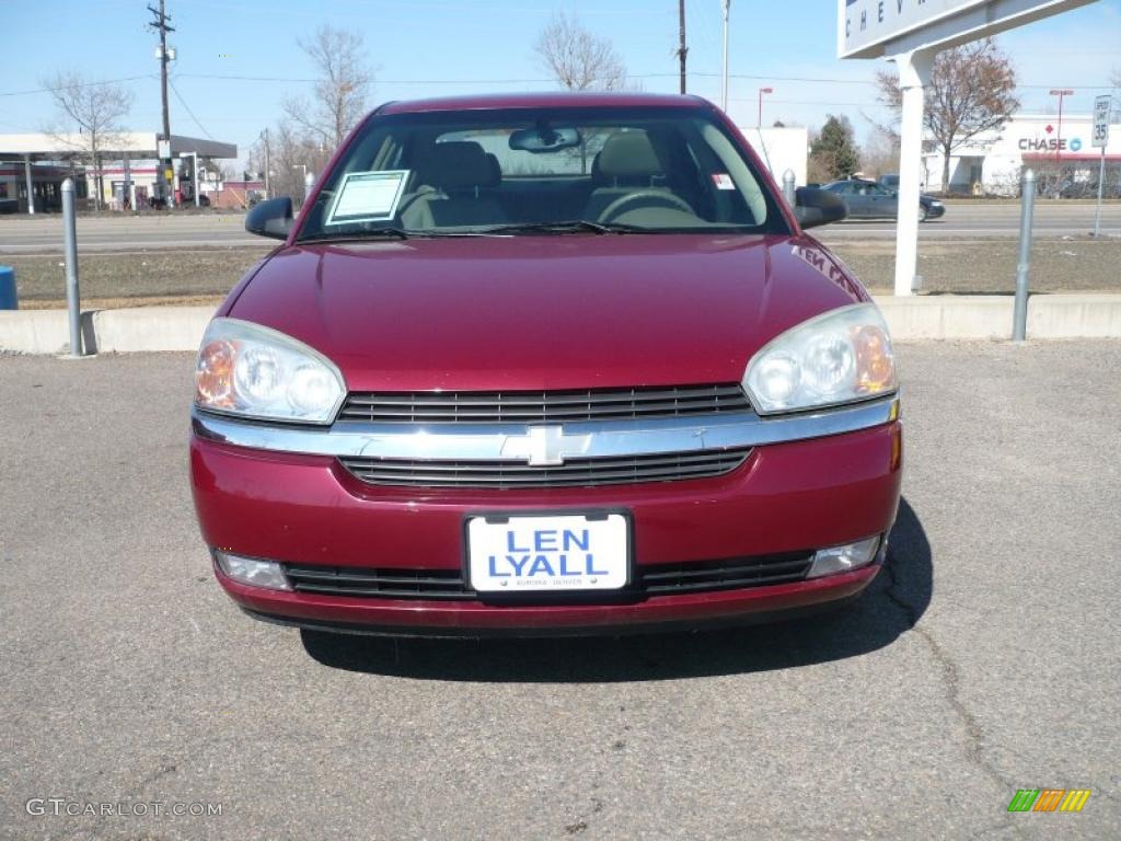 2004 Malibu LT V6 Sedan - Sport Red Metallic / Neutral photo #2