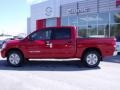 2010 Red Alert Nissan Titan SE Crew Cab  photo #2