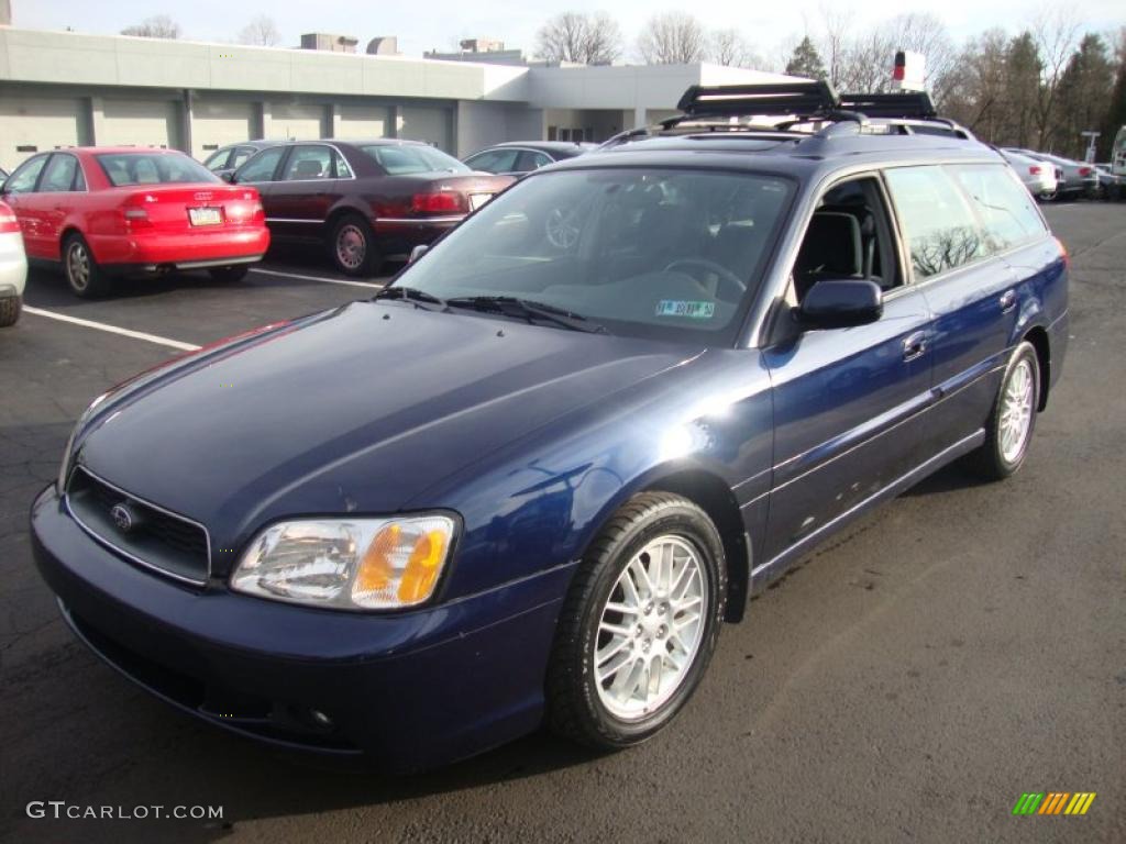 2003 Legacy L Wagon - Mystic Blue Pearl / Gray photo #1