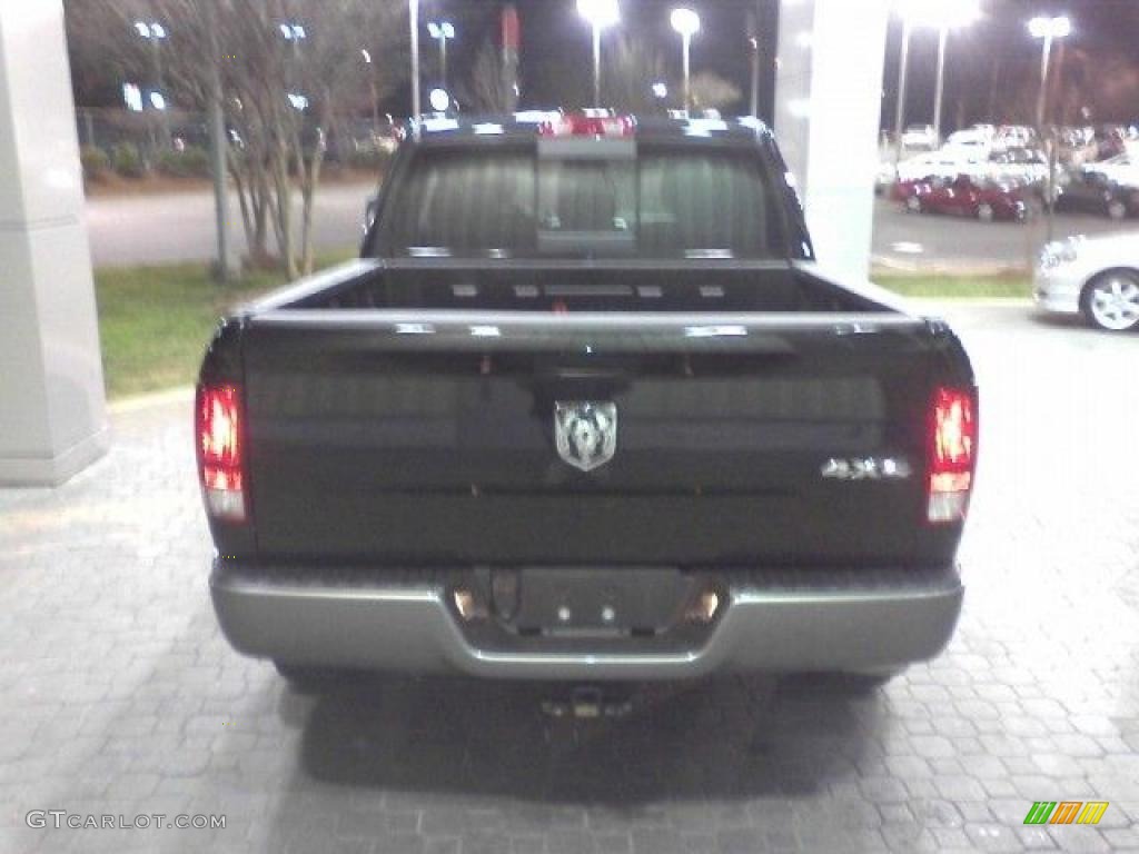 2009 Ram 1500 TRX4 Crew Cab 4x4 - Brilliant Black Crystal Pearl / Dark Slate/Medium Graystone photo #4