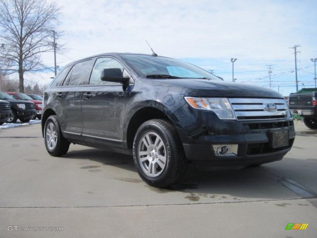 2008 Edge SEL AWD - Dark Ink Blue Metallic / Charcoal photo #4