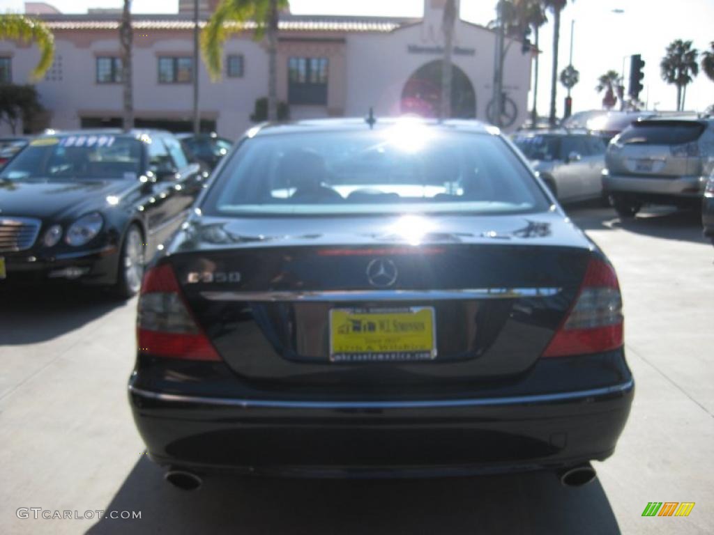 2007 E 350 Sedan - Capri Blue Metallic / Cashmere photo #4