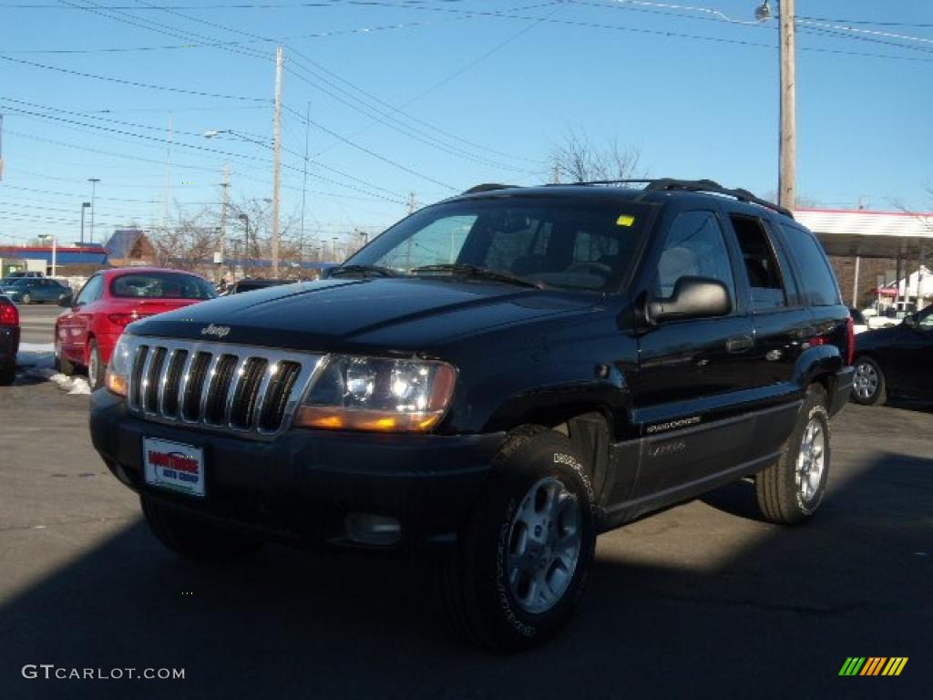 2001 Grand Cherokee Laredo 4x4 - Black / Agate photo #1