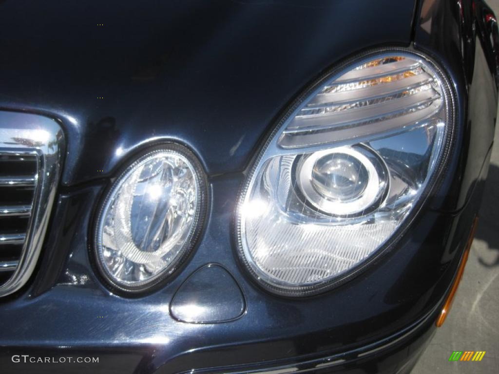 2007 E 350 Sedan - Capri Blue Metallic / Cashmere photo #23