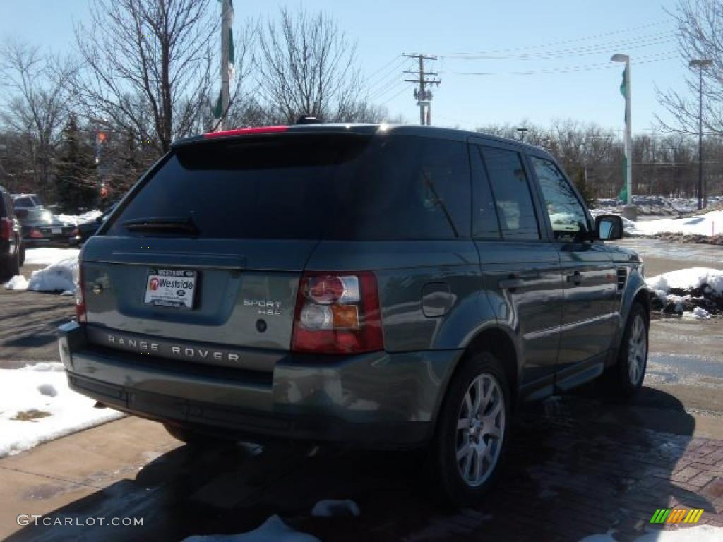2007 Range Rover Sport HSE - Giverny Green Metallic / Alpaca Beige photo #5