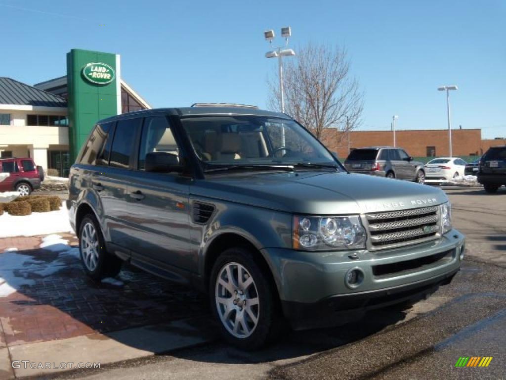 2007 Range Rover Sport HSE - Giverny Green Metallic / Alpaca Beige photo #7